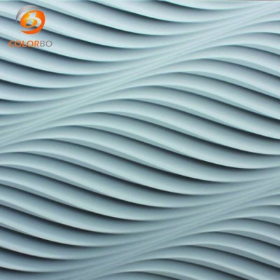 Decor 3d Wave Board Mdf Waterproof Wall Covering Decorative Panel